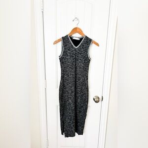 Daniela Corte Bodycon V-Neck Midi Dress Size Small (38)